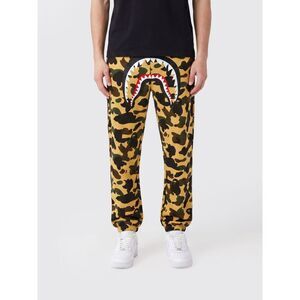 Bape Men Bape Camouflage Cotton Jogging Trousers